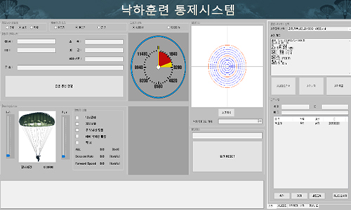 통제 인터페이스 화면